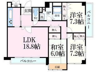 芦屋ガーデンの物件間取画像